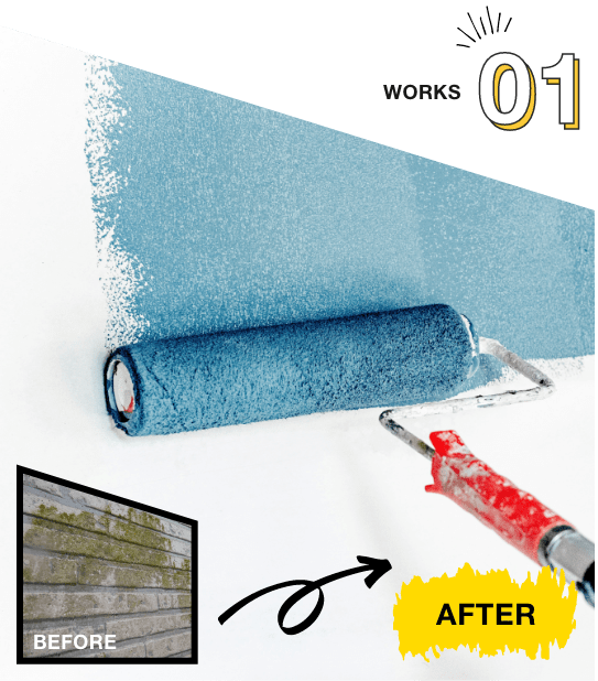 De Design Homeの外壁塗装の施工例